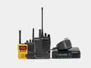 Commercial radios 
analog/digital (DMR )